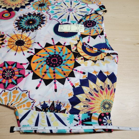 Livagirl Multicolor Short Sleeve Blouse  *NWT* Size XXL - Picture 5 of 11